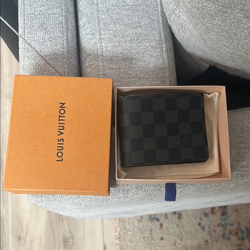 Louis Vuitton Black Key Card Holder